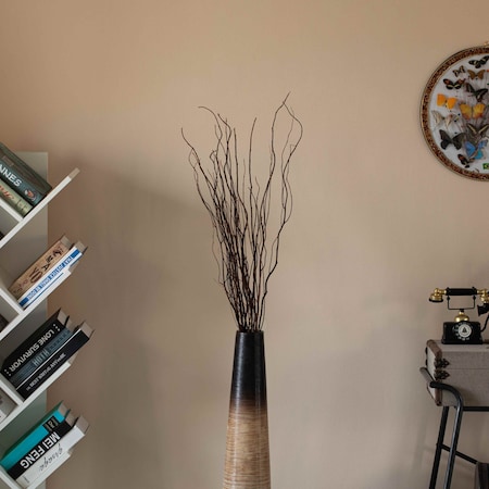 Uniquewise Natural Dry Branches Authentic Willow Sticks for Home Decoration and Wedding Craft, 37 inch QI004415.37